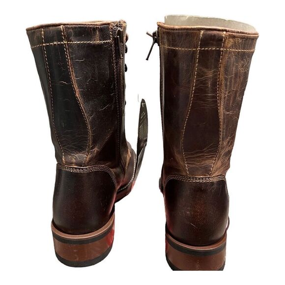 LAREDO BOOTS‎ WOMEN'S 7 BROWN SARA ROSE TAN SIDE-ZIP LEATHER WESTERN 52062 - Picture 7 of 11